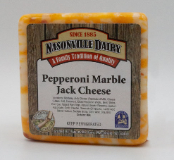 pepperoni marble jack cheese