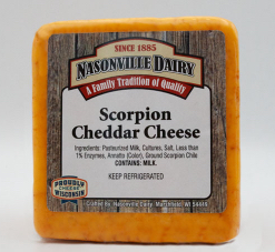 scorpion cheddar cheese