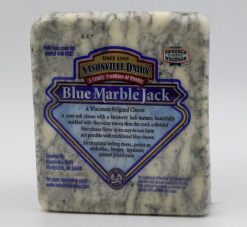 Nasonville blue marble jack cheese
