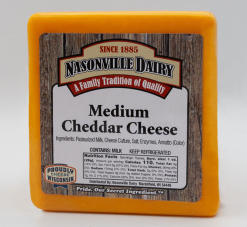 medium cheddar cheese
